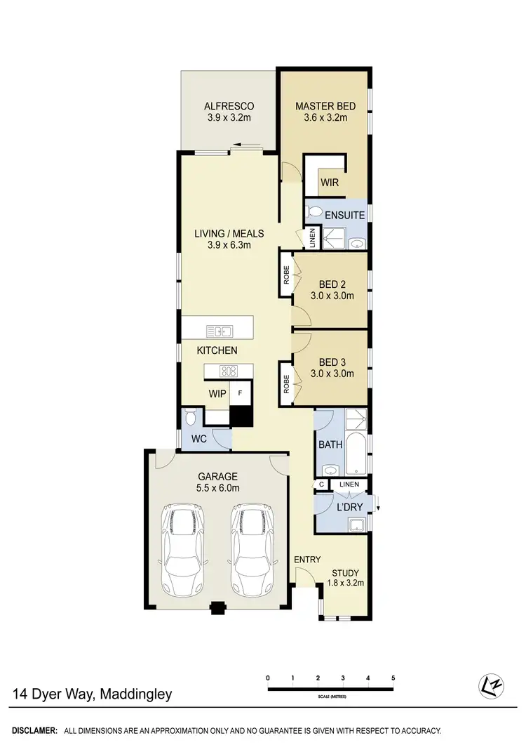 Floorplan of Homely house listing, 14 Dyer Way, Maddingley VIC 3340