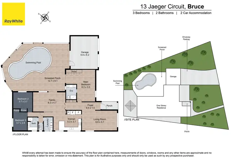 Floorplan of Homely house listing, 13 Jaeger Circuit, Bruce ACT 2617