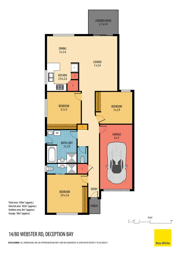 Floorplan of Homely townhouse listing, 14/80 Webster Road, Deception Bay QLD 4508