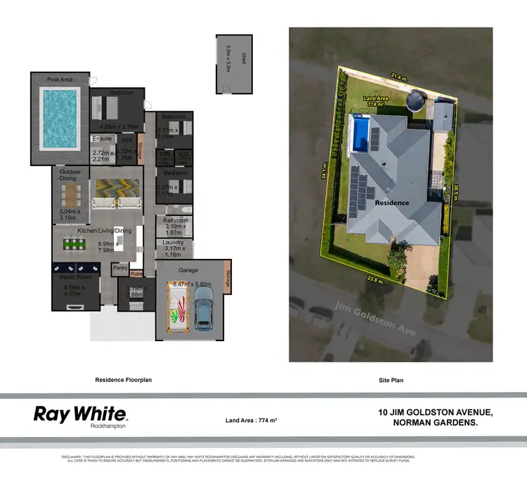 Floorplan of Homely house listing, 10 Jim Goldston Avenue, Norman Gardens QLD 4701