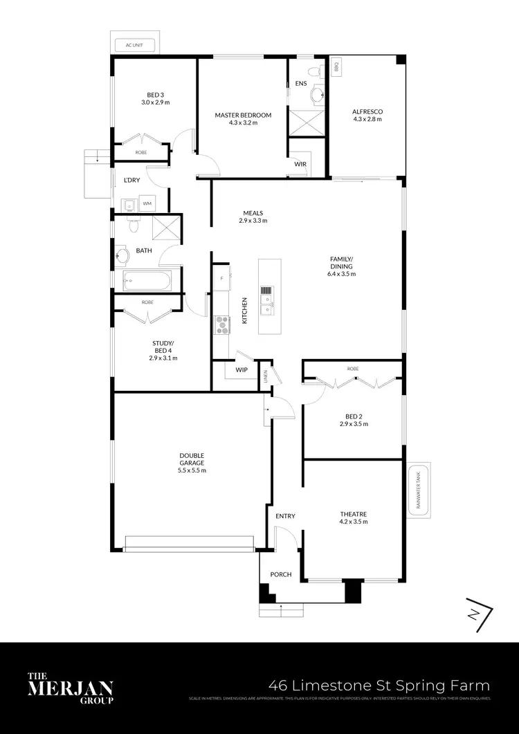 Floorplan of Homely house listing, 46 Limestone Avenue, Spring Farm NSW 2570