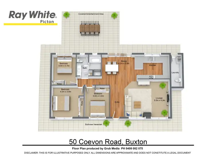 Floorplan of Homely house listing, 50 Coevon Road, Buxton NSW 2571