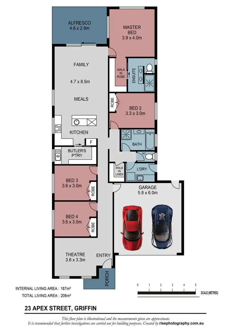 Floorplan of Homely house listing, 23 Apex Street, Griffin QLD 4503
