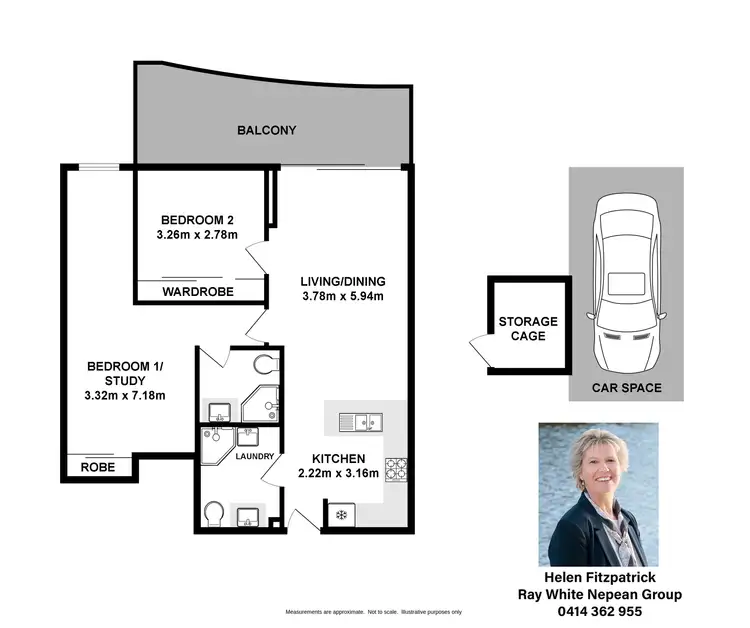 Floorplan of Homely apartment listing, 403/114-116 Station Street, Penrith NSW 2750