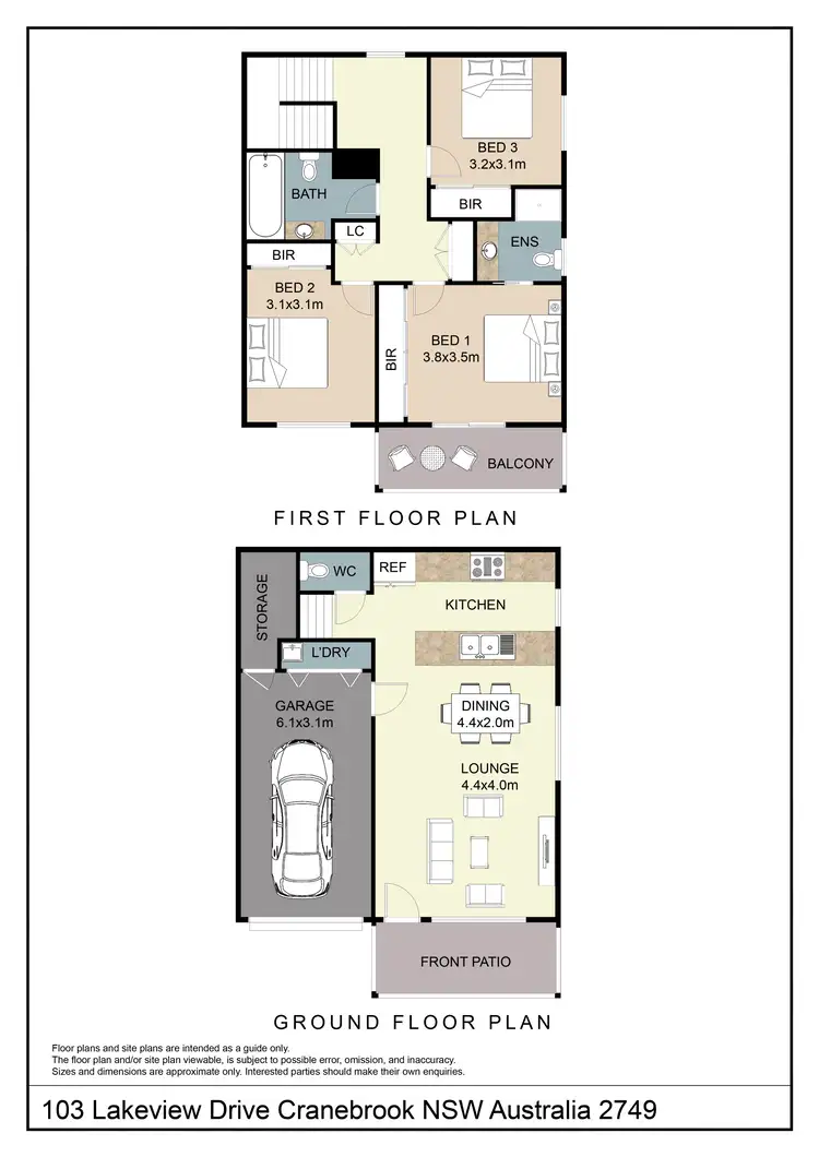 Floorplan of Homely other listing, 103 Lakeview Drive, Cranebrook NSW 2749