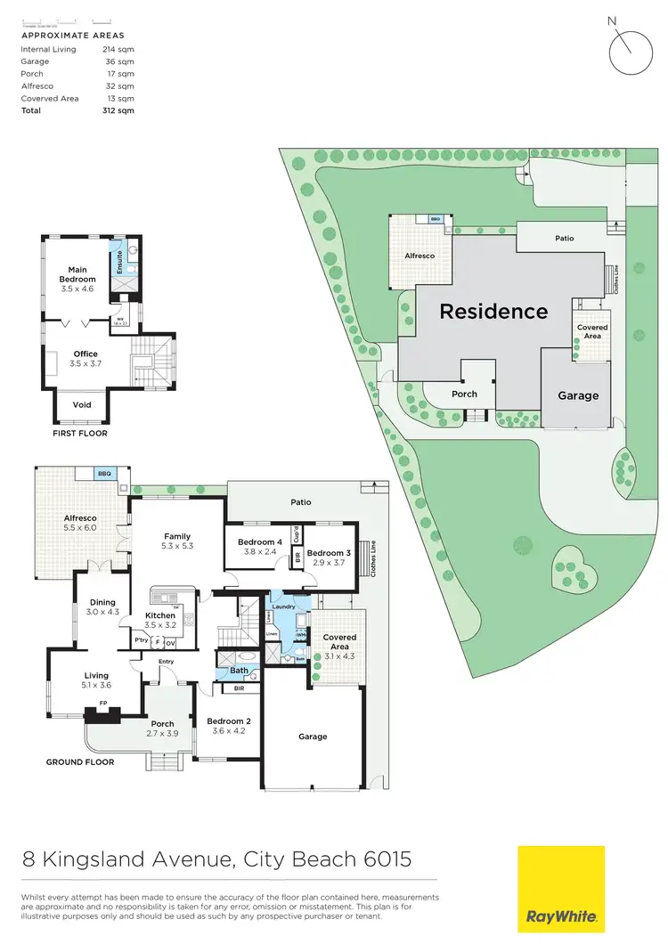 Floorplan of Homely house listing, 8 Kingsland Avenue, City Beach WA 6015