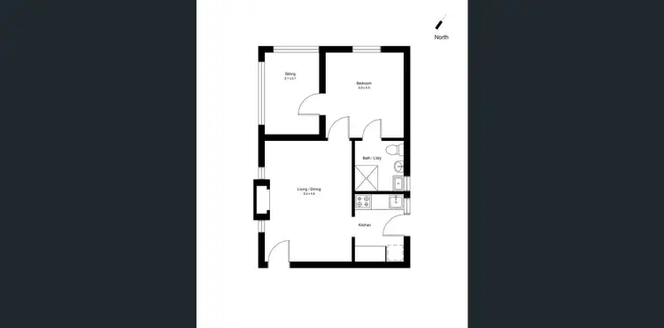 Floorplan of Homely apartment listing, 5/598 William Street, Mount Lawley WA 6050