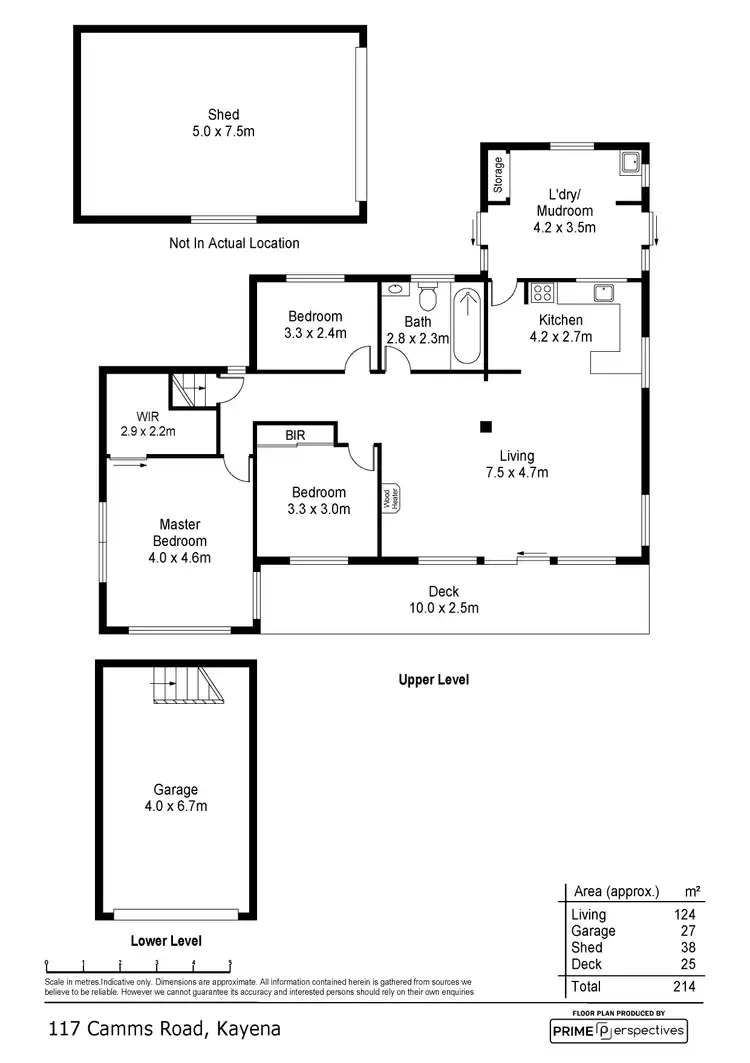 Floorplan of Homely house listing, 117 Camms Road, Kayena TAS 7270