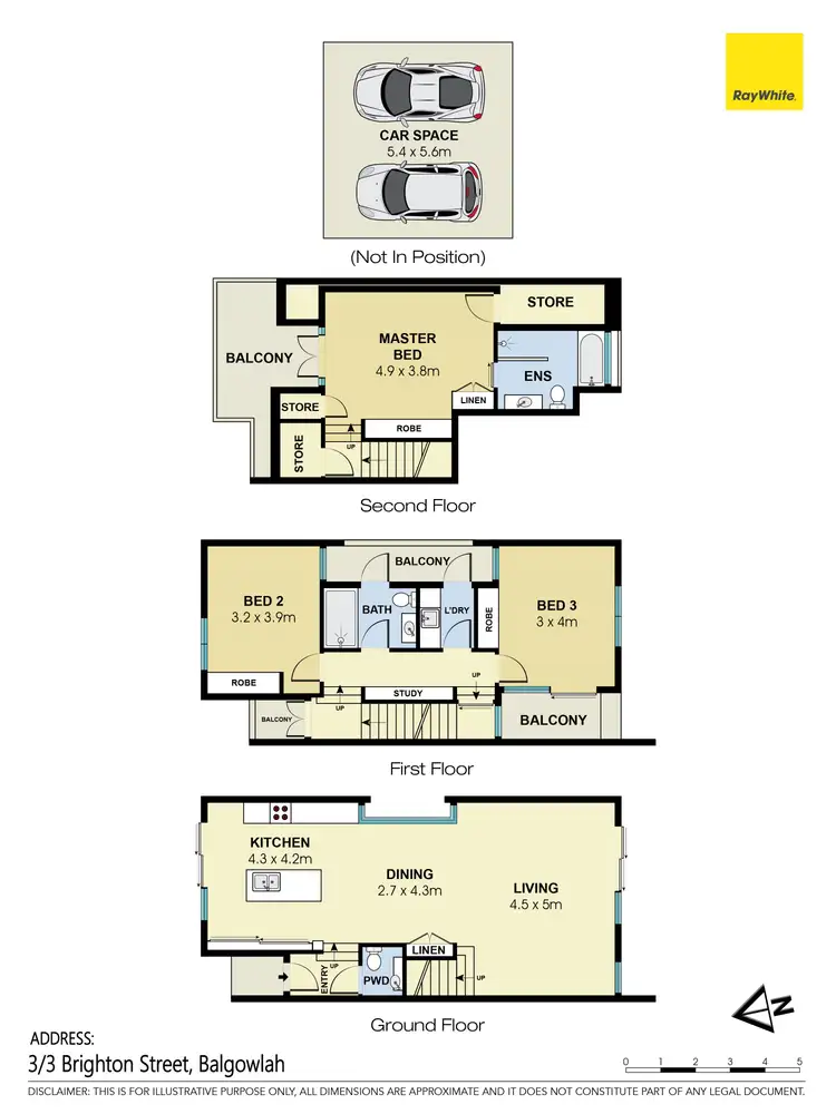 Floorplan of Homely house listing, 3/3 Brighton Street, Balgowlah NSW 2093