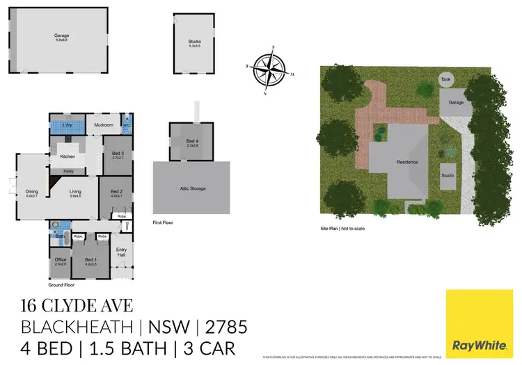 Floorplan of Homely house listing, 16 Clyde Avenue, Blackheath NSW 2785
