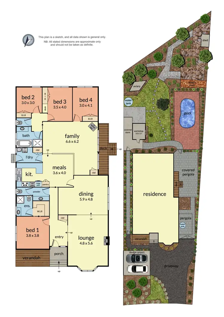Floorplan of Homely house listing, 51 Gateshead Drive, Wantirna South VIC 3152