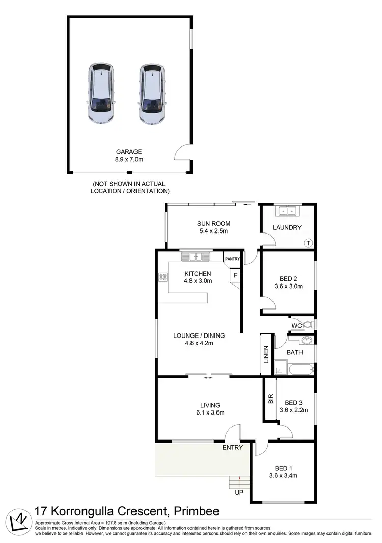 Floorplan of Homely house listing, 17 Korrongulla Crescent, Primbee NSW 2502