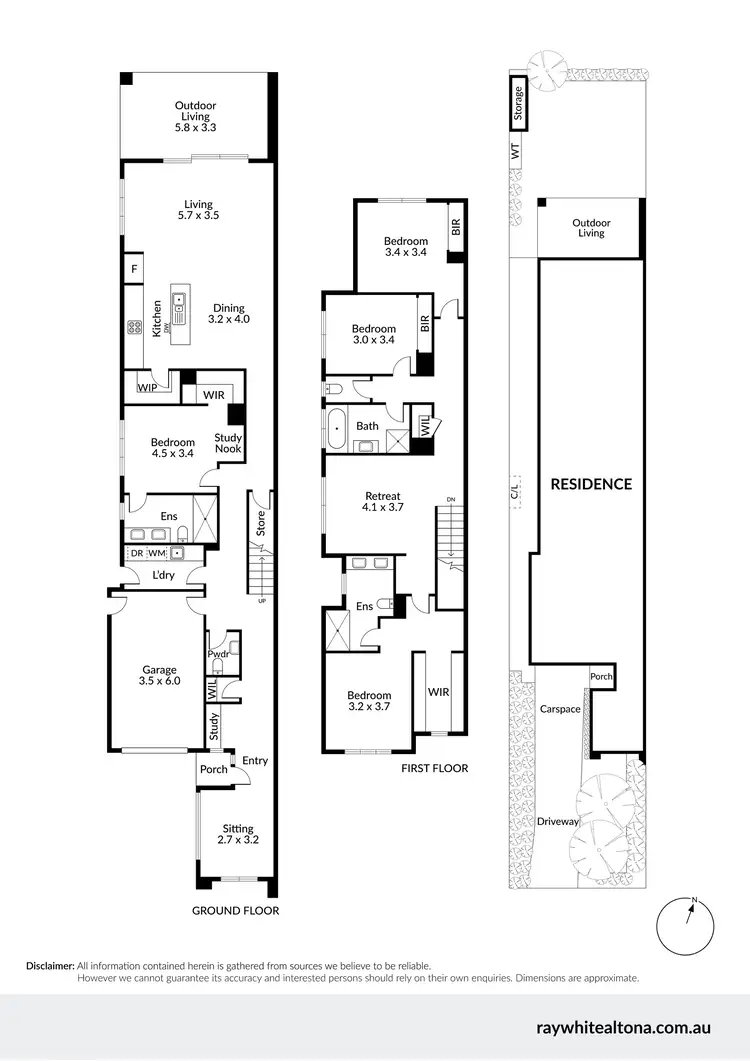 Floorplan of Homely house listing, 10 & 10A Almond Avenue, Brooklyn VIC 3012