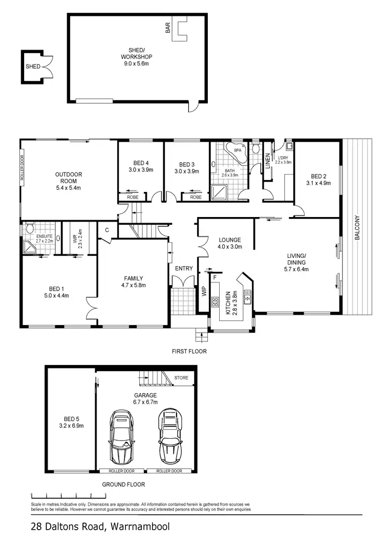 Floorplan of Homely house listing, 28 Daltons Road, Warrnambool VIC 3280