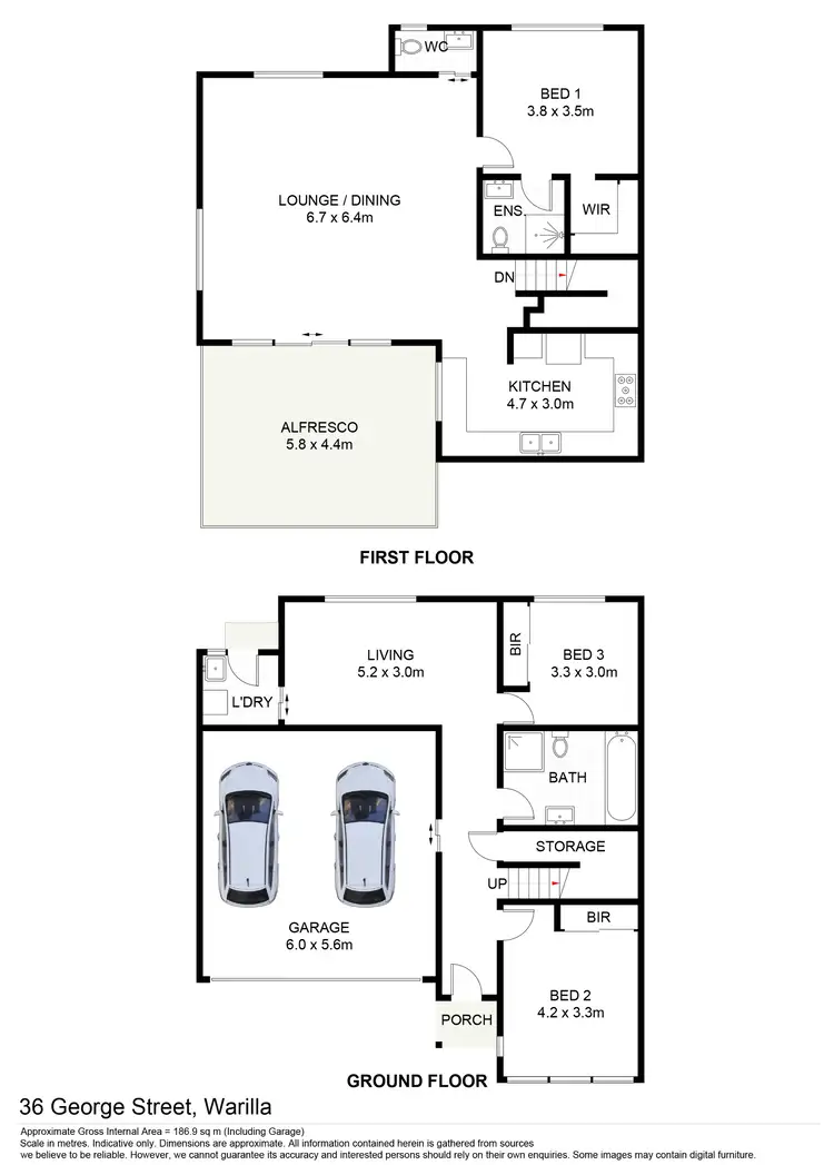 Floorplan of Homely house listing, 36 George Street, Warilla NSW 2528