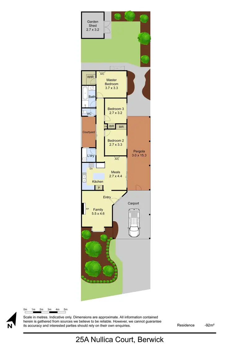 Floorplan of Homely house listing, 25A Nullica Court, Berwick VIC 3806