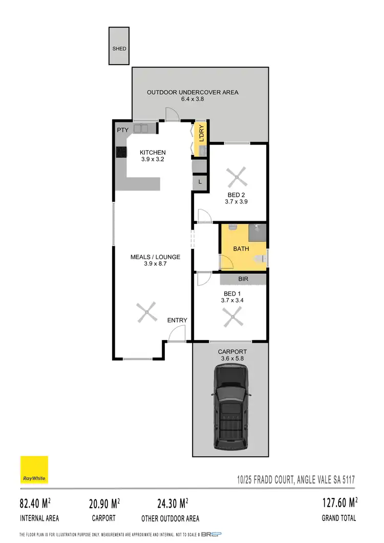 Floorplan of Homely house listing, 10/25 Fradd Court, Angle Vale SA 5117