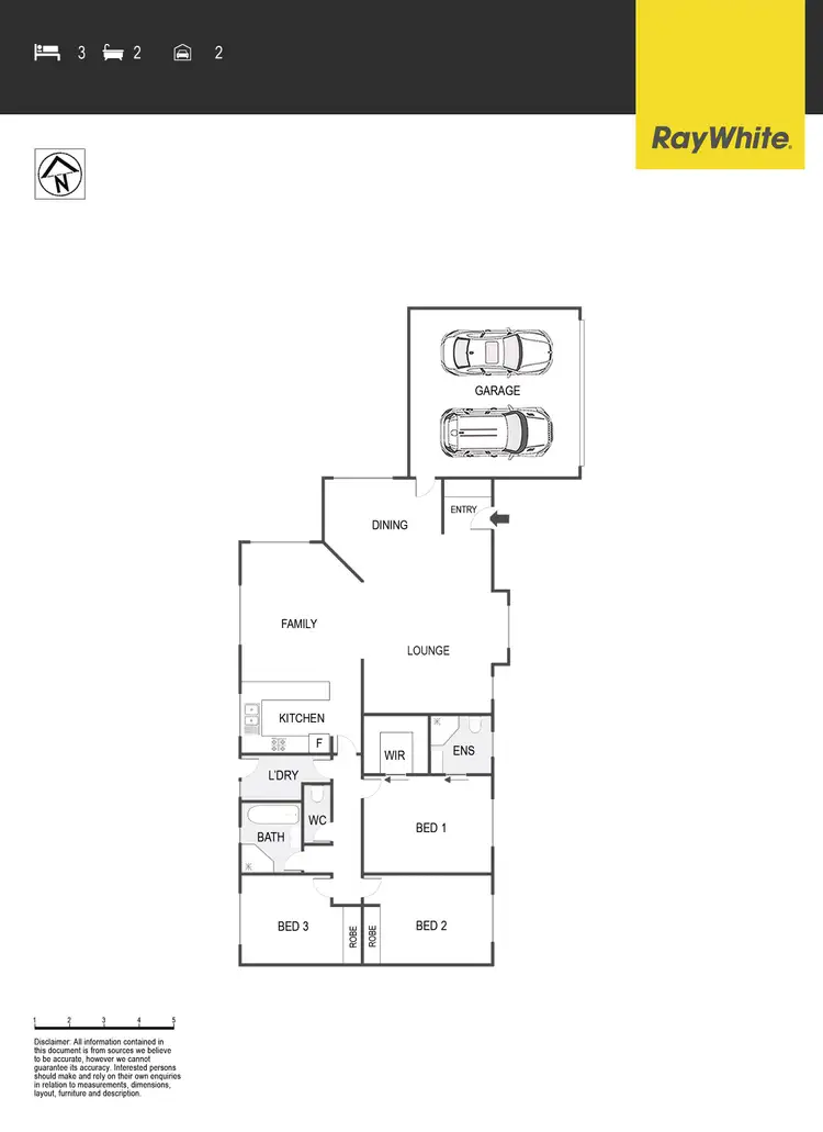 Floorplan of Homely townhouse listing, 6/28 Rollston Street, Amaroo ACT 2914