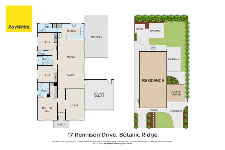 Floorplan of Homely house listing, 17 Rennison Drive, Botanic Ridge VIC 3977