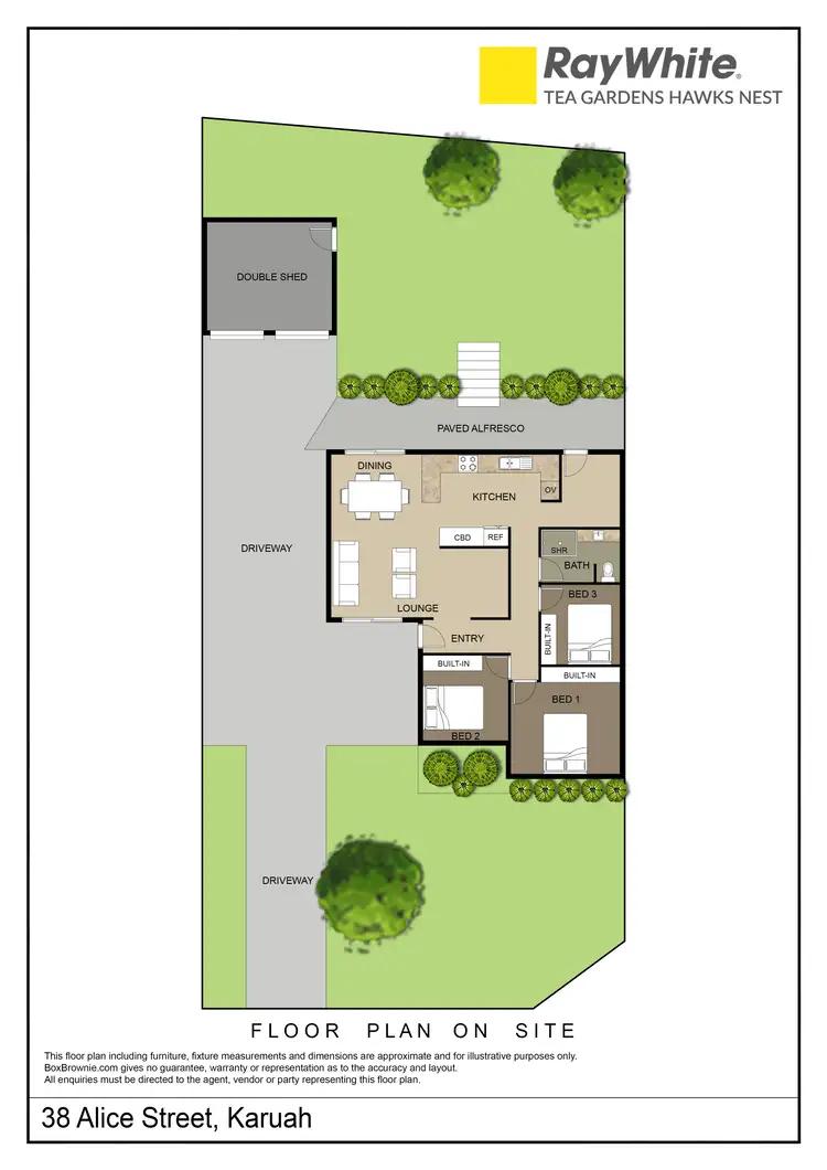 Floorplan of Homely house listing, 38 Alice Street, Karuah NSW 2324