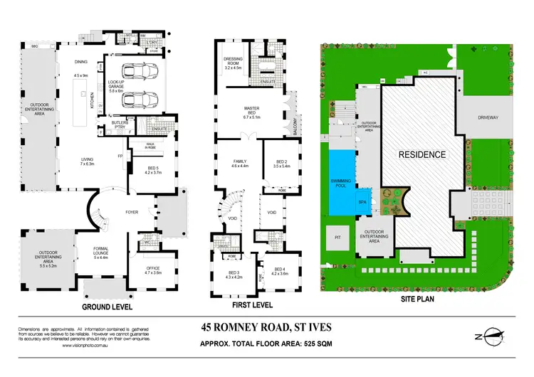 Floorplan of Homely house listing, 45 Romney Road, St Ives NSW 2075