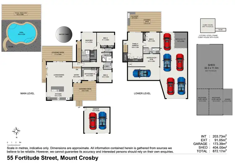 Floorplan of Homely rural property listing, 55 Fortitude Street, Mount Crosby QLD 4306