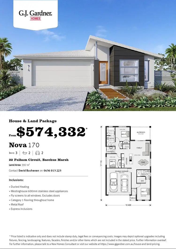 Floorplan of Homely land listing, 22 Fulham Circuit, Bacchus Marsh VIC 3340