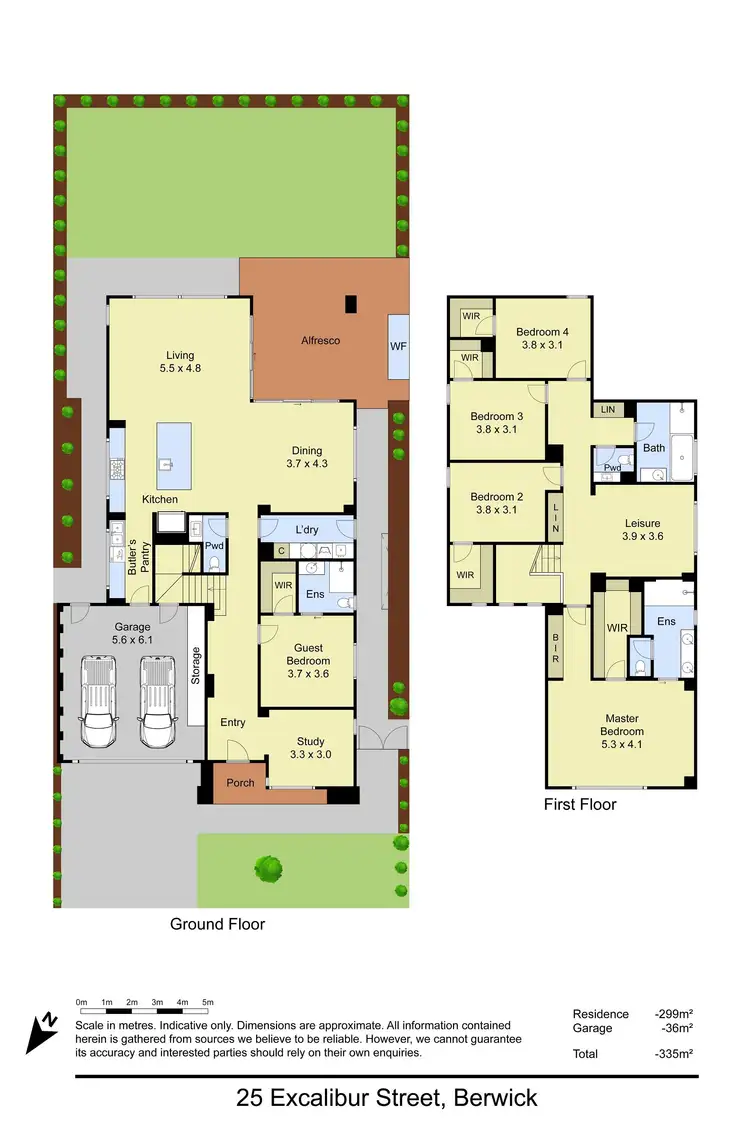 Floorplan of Homely house listing, 25 Excalibur Street, Berwick VIC 3806