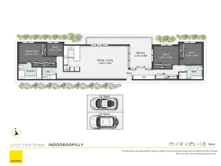 Floorplan of Homely apartment listing, 17/27 York Street, Indooroopilly QLD 4068