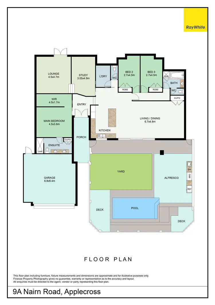 Floorplan of Homely house listing, 9a Nairn Road, Applecross WA 6153