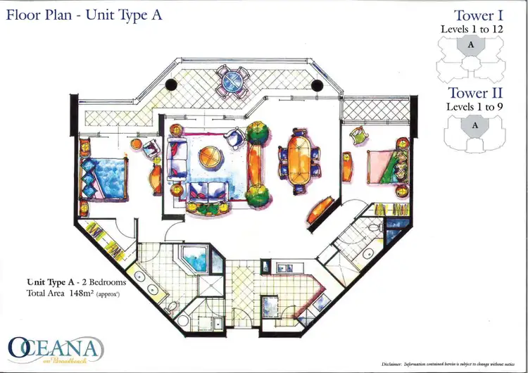 Floorplan of Homely apartment listing, 82/100 Old Burleigh Road, Broadbeach QLD 4218