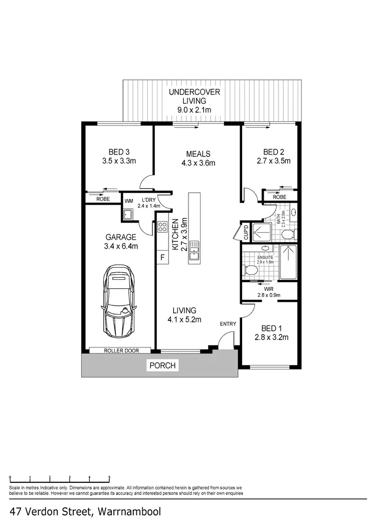 Floorplan of Homely house listing, 47 Verdon Street, Warrnambool VIC 3280