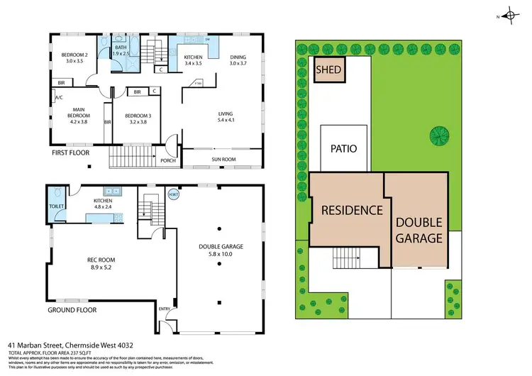 Floorplan of Homely house listing, 41 Marban Street, Chermside West QLD 4032