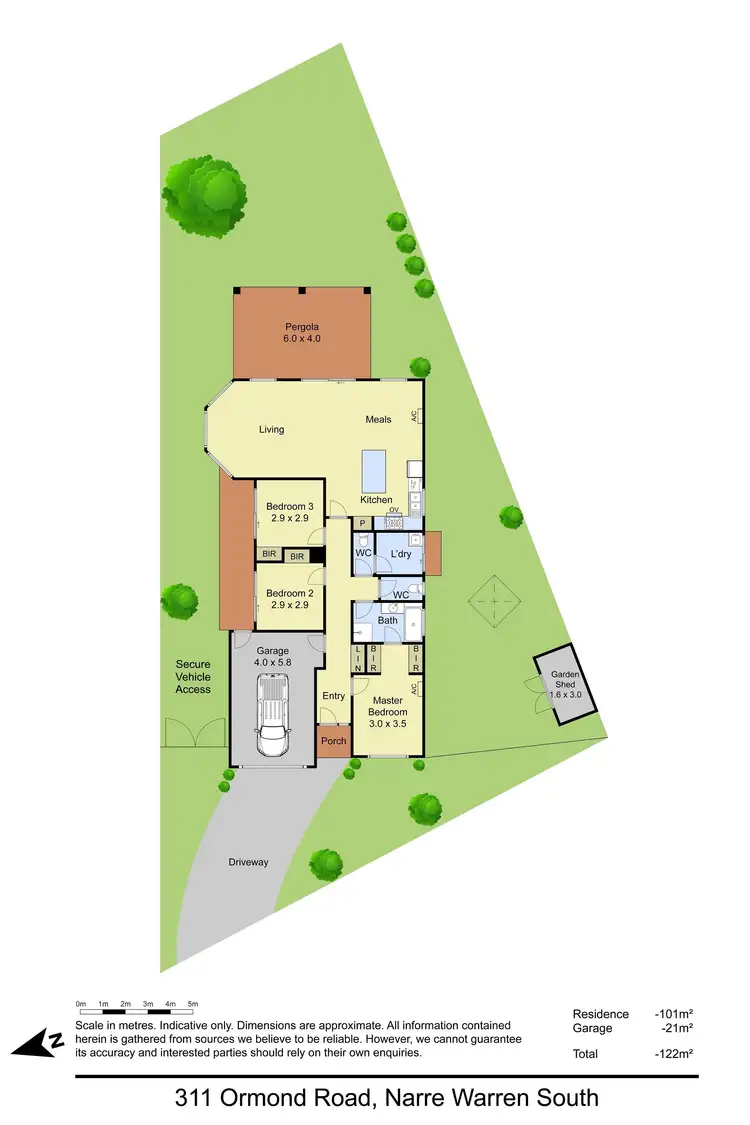Floorplan of Homely house listing, 311 Ormond Road, Narre Warren South VIC 3805