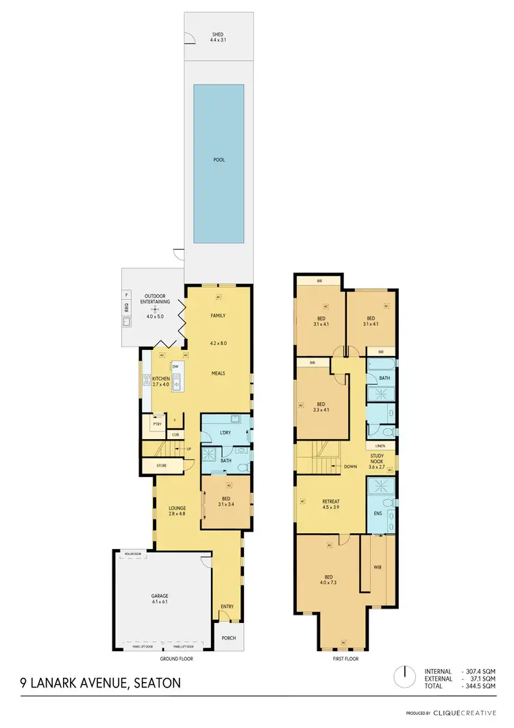Floorplan of Homely house listing, 9 Lanark Avenue, Seaton SA 5023
