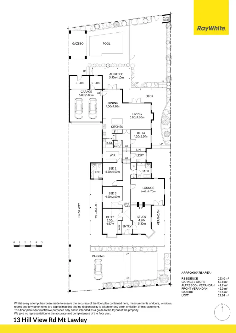 Floorplan of Homely house listing, 13 Hill View Road, Mount Lawley WA 6050