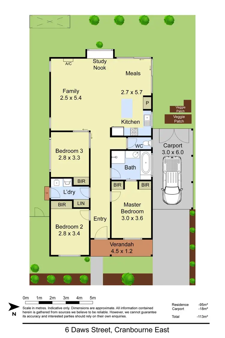Floorplan of Homely house listing, 6 Daws Street, Cranbourne East VIC 3977