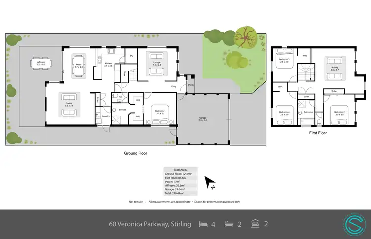 Floorplan of Homely house listing, 60 Veronica Parkway, Stirling WA 6021