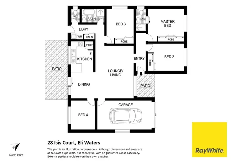 Floorplan of Homely house listing, 28 Isis Court, Eli Waters QLD 4655