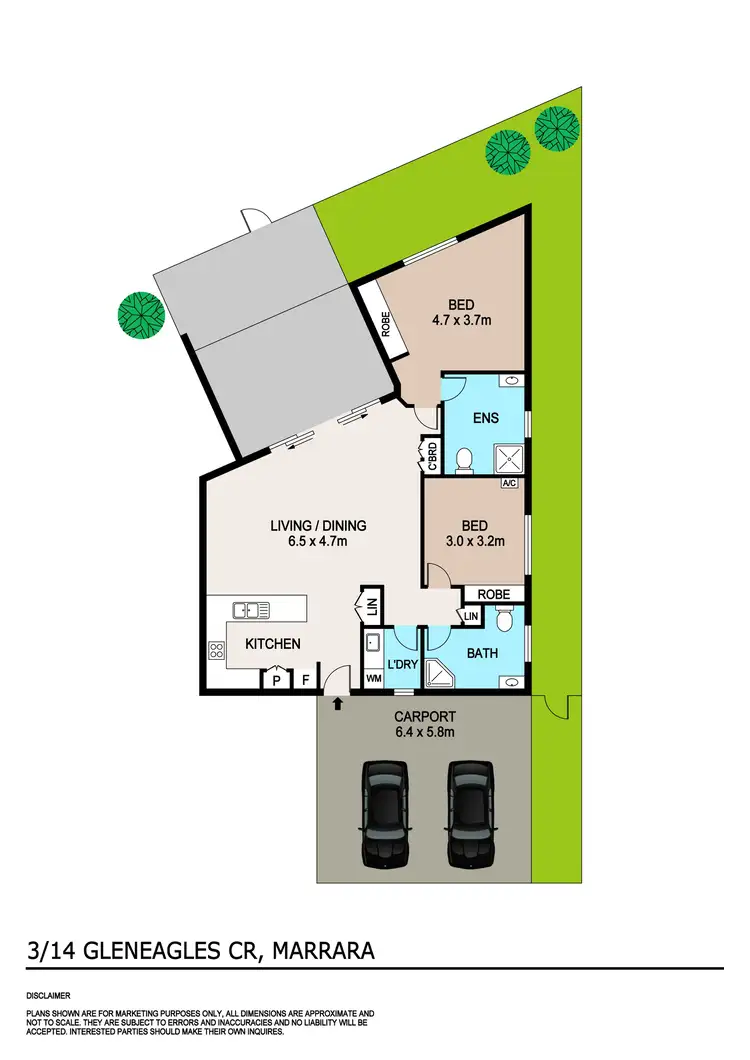 Floorplan of Homely unit listing, 3/14 Gleneagles Crescent, Marrara NT 812