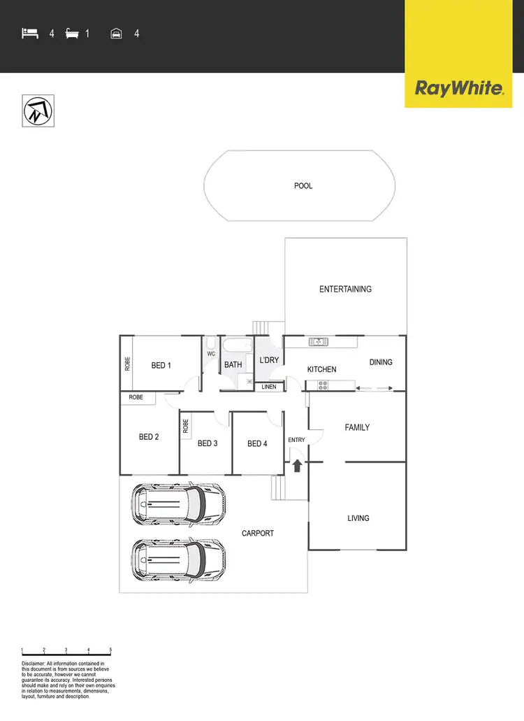 Floorplan of Homely house listing, 13 Dwyer Street, Cook ACT 2614