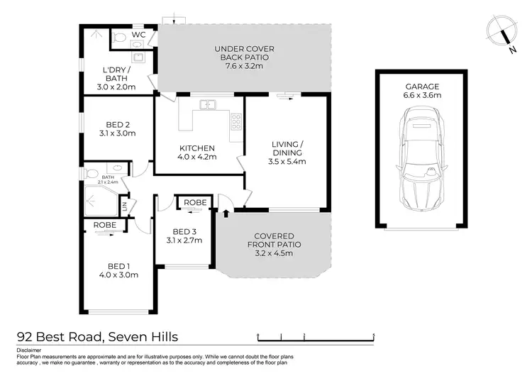 Floorplan of Homely house listing, 92 Best Road, Seven Hills NSW 2147