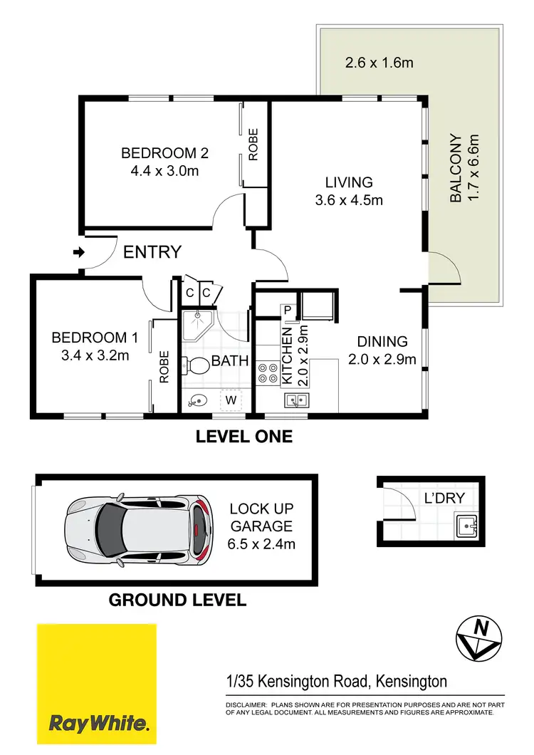 Floorplan of Homely apartment listing, 1/35 Kensington Road, Kensington NSW 2033