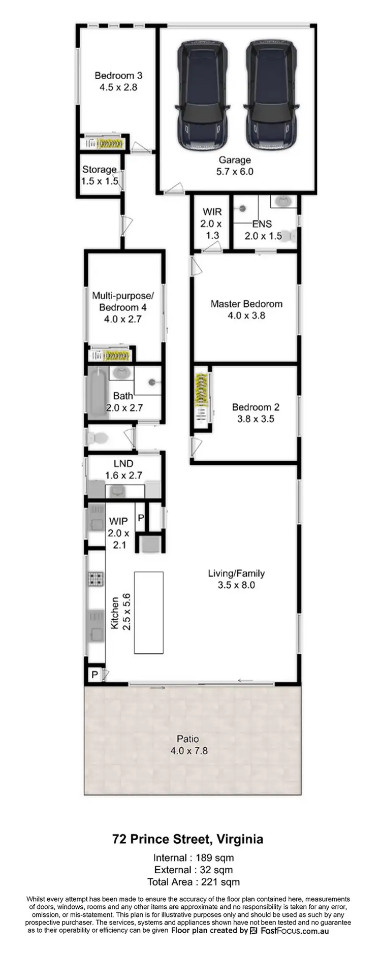 Floorplan of Homely house listing, 72 Prince Street, Virginia QLD 4014