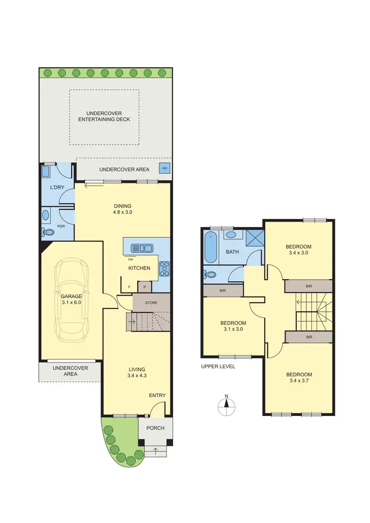 Floorplan of Homely townhouse listing, 5/7 Newlands Road, Coburg North VIC 3058