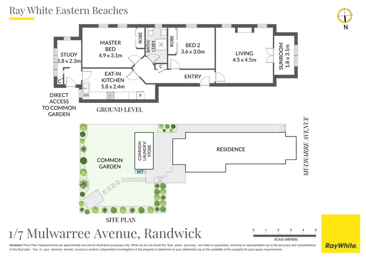 Floorplan of Homely apartment listing, 1/7 Mulwarree Avenue, Randwick NSW 2031