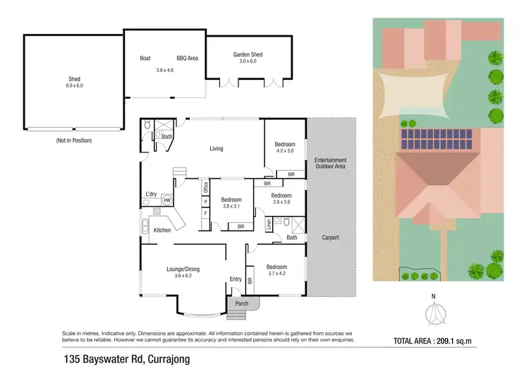 Floorplan of Homely house listing, 135 Bayswater Road, Currajong QLD 4812