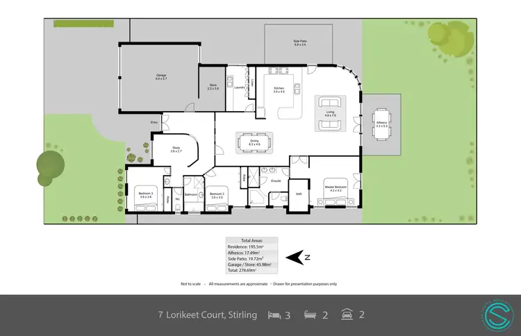 Floorplan of Homely house listing, 7 Lorikeet Court, Stirling WA 6021