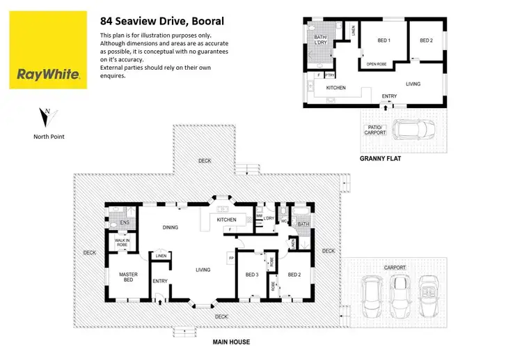 Floorplan of Homely house listing, 84 Seaview Drive, Booral QLD 4655