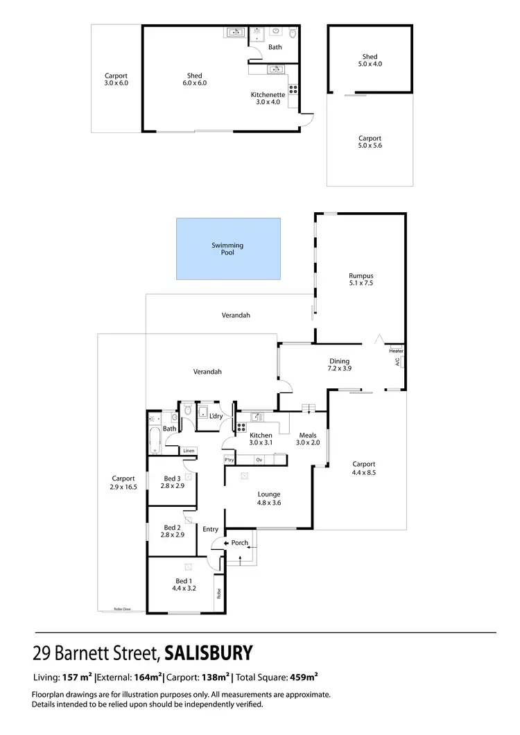 Floorplan of Homely house listing, 29 Barnett Street, Salisbury SA 5108